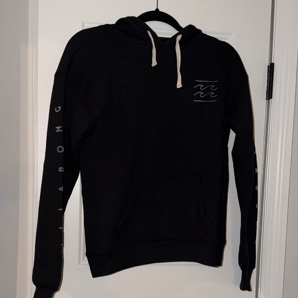Billabong Classic Black Hoodie with Logo